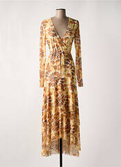 Robe longue orange CHOKLATE pour femme seconde vue