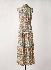 Robe longue vert ANGE pour femme seconde vue