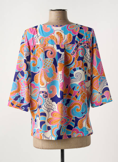 Blouse bleu ELEANE pour femme