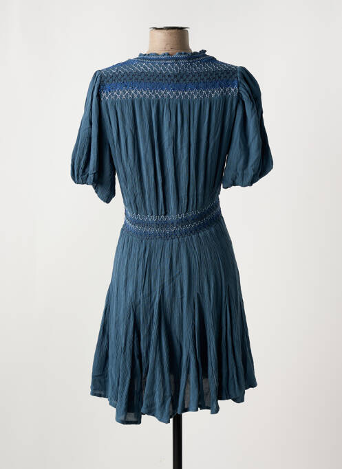 Robe courte bleu ANGE pour femme