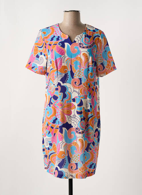 Robe courte bleu ELEANE pour femme