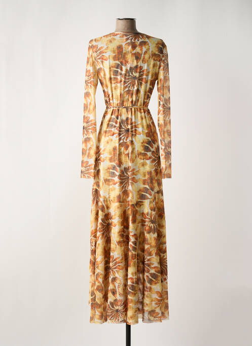 Robe longue orange CHOKLATE pour femme