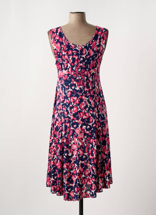 Robe mi-longue rose JOY'S PARIS pour femme