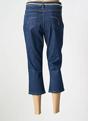 Pantacourt stretch taille normale bleu COWEST femme