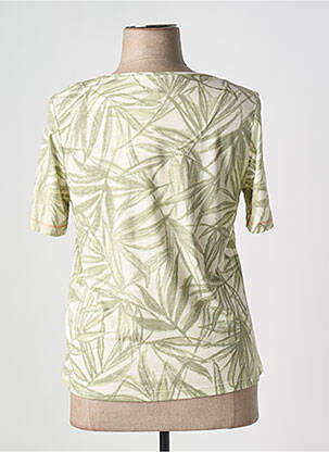 T-shirt imprimé fantaisie manches courtes vert BARBARA LEBEK femme