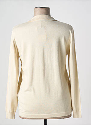 Pull coupe cintrée manches longues beige BARBARA LEBEK femme