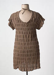 Tunique manches courtes marron G!OZE pour femme seconde vue