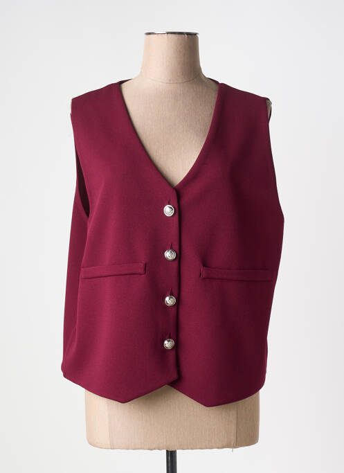 Gilet sans manche rouge JORGIE PARIS pour femme