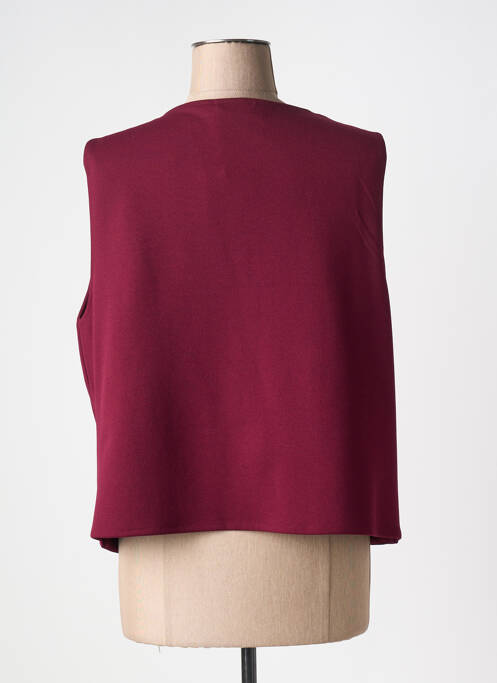 Gilet sans manche rouge JORGIE PARIS pour femme