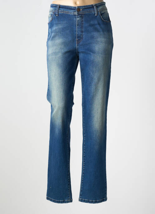 Jeans coupe slim bleu COWEST pour femme