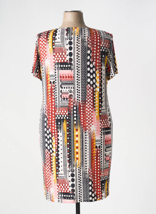 Robe mi-longue noir ARONA pour femme