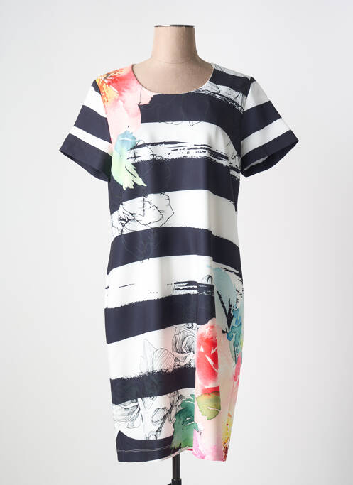 Robe mi-longue noir IMPULSION pour femme