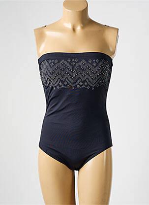 Maillot de bain 1 pièce noir TESSY pour femme