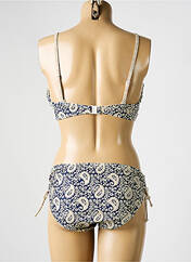 Maillot de bain 2 pièces bleu LAGON BLEU pour femme seconde vue