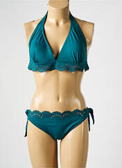 Maillot de bain 2 pièces vert BLUE LOBSTER pour femme seconde vue