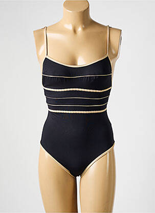 Maillot de bain 1 pièce stretch noir SUN PLAYA femme