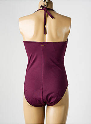 Maillot de bain 1 pièce haut bandeau haut bandeau violet BLUELOBSTER femme