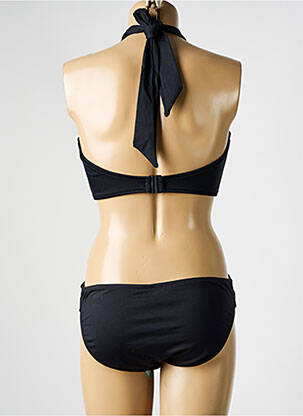 Maillot de bain 2 pièces stretch haut triangles noir SEAFOLLY femme