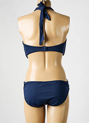 Maillot de bain 2 pièces stretch haut triangles bleu SEAFOLLY femme