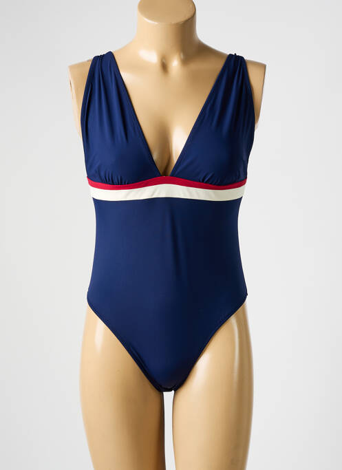 Maillot de bain 1 pièce bleu BANANA MOON pour femme