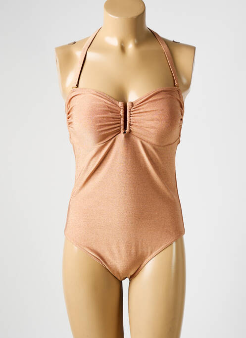 Maillot de bain 1 pièce orange BLUE LOBSTER pour femme