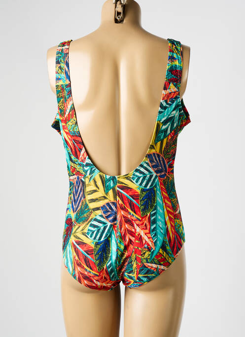 Maillot de bain 1 pièce vert LAGON BLEU pour femme