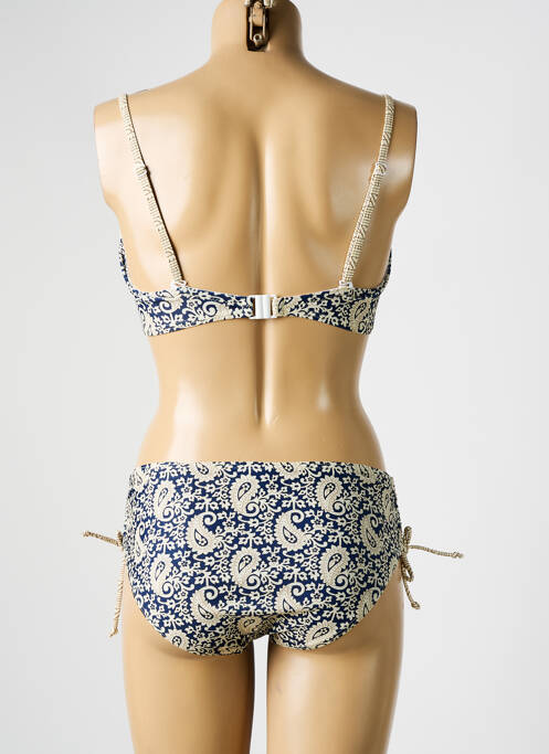 Maillot de bain 2 pièces bleu LAGON BLEU pour femme