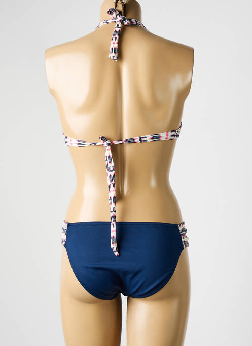 Maillot de bain 2 pièces bleu LPB pour femme