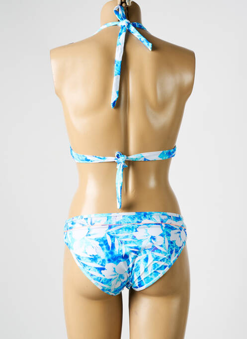 Maillot de bain 2 pièces bleu SALÉE pour femme