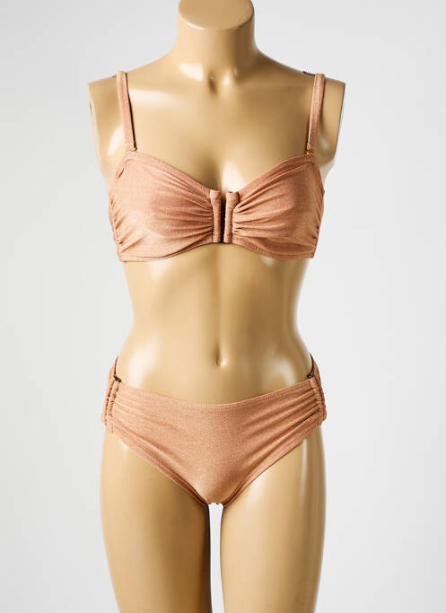 Maillot de bain 2 pièces orange BLUE LOBSTER pour femme