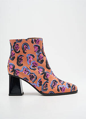 Bottines/boots talon bottier talon de 4 à 6cm orange AZUREE femme