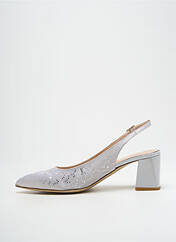 Escarpins argent Ô TALONS GRANVILLE pour femme seconde vue