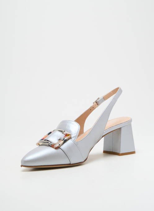 Escarpins argent Ô TALONS GRANVILLE pour femme