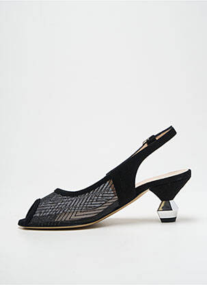 Sandales/nu pieds talon aiguille talon de 4 à 6cm noir Ô TALONS GRANVILLE femme