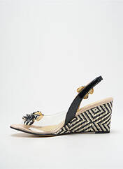 Sandales/Nu pieds noir AZUREE pour femme seconde vue