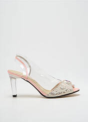 Sandales/Nu pieds rose AZUREE pour femme seconde vue