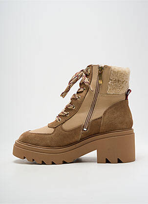 Bottines/boots fourrée talon de 4 à 6cm beige TAMARIS femme