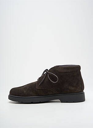 Bottines/boots nubuck talon bas marron GEOX homme