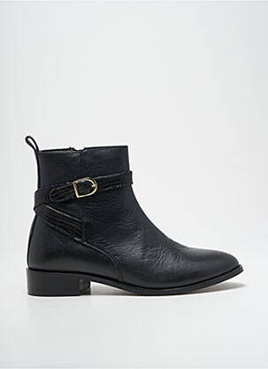 Bottines/boots matière lisse talon plat jusqu'à 3cm noir JB MARTIN femme