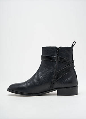 Bottines/boots matière lisse talon plat jusqu'à 3cm noir JB MARTIN femme