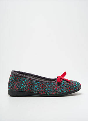 Chaussons/pantoufles bout rond talon plat jusqu'à 3cm gris ZEL'S femme