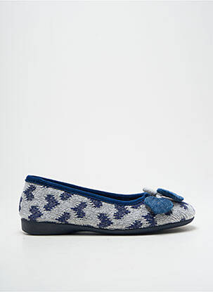Chaussons/Pantoufles bleu ZEL'S pour femme