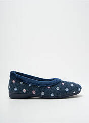 Chaussons/Pantoufles bleu ZEL'S pour femme seconde vue