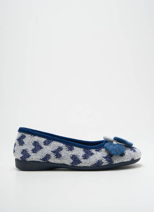 Chaussons/Pantoufles bleu ZEL'S pour femme