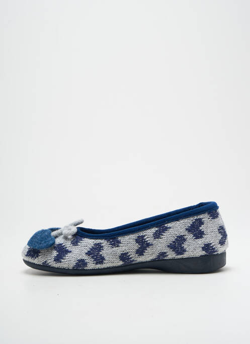 Chaussons/Pantoufles bleu ZEL'S pour femme