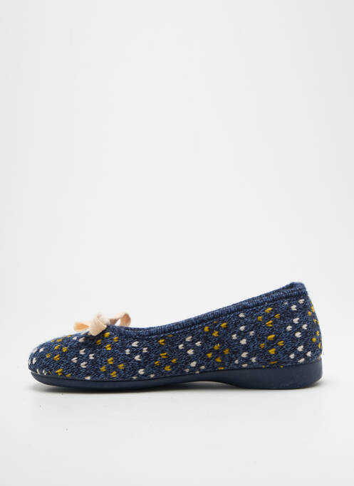 Chaussons/Pantoufles bleu ZEL'S femme