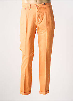 Pantalon chino poches orange FREEMAN T.PORTER homme