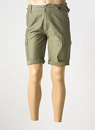 Bermuda coupe droite vert FREEMAN T.PORTER homme