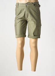 Bermuda coupe droite vert FREEMAN T.PORTER homme