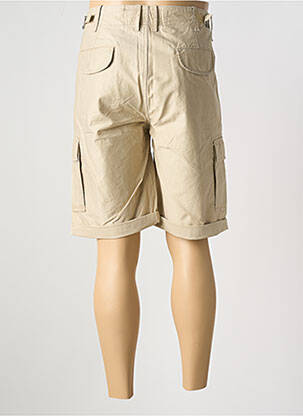 Bermuda coupe droite beige FREEMAN T.PORTER homme